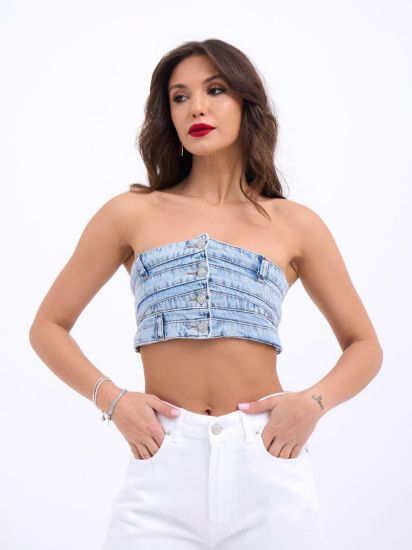 6817 KOT CROP-MAVİ resmi